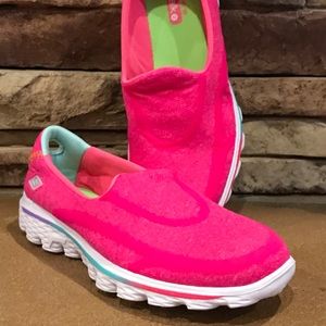 Skechers GoWalk 2 New in Box Girls Size 13.5